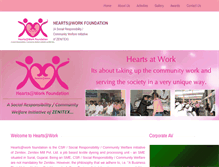 Tablet Screenshot of heartsatwork.in